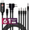 MIRKIT FTDI USB Baofeng Programming Cable 6 in 1 Model 5 for Flashing Ham Radios: Baofeng Radio, Wouxun, Kenwood, Motorola, Yaesu