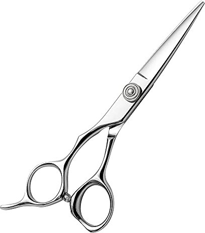 AOLANDUO links 5,5 Zoll Pro Haarschere -High End AICHI Stahl handgefertigte Haarschneideschere-Razor Edge/Offset Design/Pro Ergonomisch für Salon Stylisten Kosmetiker und Friseure
