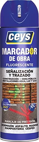 ceys - Spray marcador para obra - Color azul - 500ML