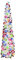 N&T NIETING Tinsel Christmas Tree, 5ft Collapsible Pop Up Tinsel Tree Large Sequins Coastal Xmas Tree for Christmas Holiday Home Office Indoor Outdoor Decorations