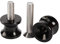 Create idea 2 Stück Schwingenarm-Ständer Spulen Schwingen Arm Spulen CNC Schieber Spulen Aluminium Motorrad Motorrad Spulen Adapter Stand Mount Schraube