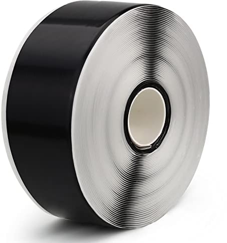 LLPT Butylklebeband | 1 Rolle | Extra Dickes Starkes Abdeckband | Balkenband Strapazierfähig Selbstklebend Wasserdicht | für Terrassendielen Holzdecks Nähte (JDT05050) | Schwarz | 51mm x 15m