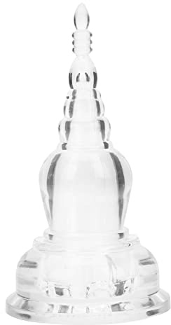 Levemolo Abnehmbare Acryl Pagode Dekoration Feng Shui Deko Modell für Schreibtisch Chinesische Pagode Statue Stilvolles Tischornament für Büro und Zuhause Elegante Tischdekoration