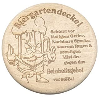 Lädla Juice Biergartendeckel Reinheitsgebot!