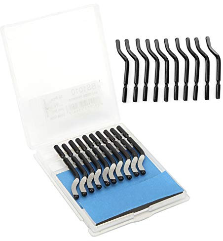 Deburring Blades Only, 20pcs BS1010 Deburring Blades, Deburring Tool Replacement Blades for Scraping PVC Plastic Iron