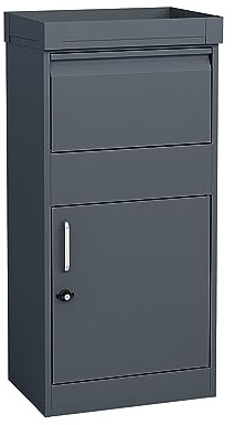 WESTMANN Paketbox Piet Outdoor | Metall 50x37x105 cm | Briefkasten & Paketkasten zum Schutz Ihrer Post vor Wettereinflüssen und Diebstahl