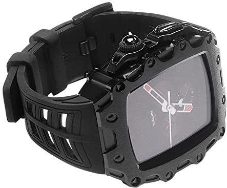 EPANO Cinturino in silicone+Custodia per Apple Watch 44mm 45mm Metallo Robusto Cover per iWatch Serie 7/6/5/4/SE Modificato Accessori per Orologi Caso, 45mm For 7, Plastica, agata