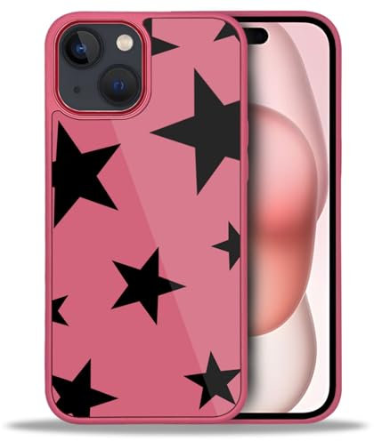 ZHEGAILIAN for iPhone 11 Case, Military-Grade Protection, All-Around Shockproof Corners, Hot Pink Phone Case for iPhone 11 - Five-Pointed Star