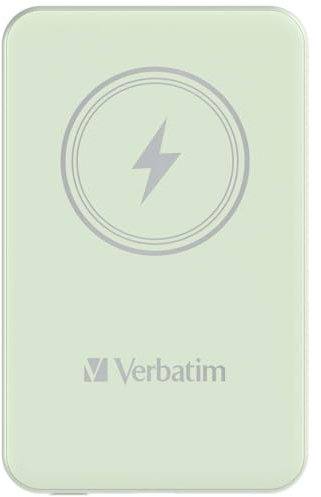 Charge 'n' Go Magnetic Wireless Power Bank 5000 Green