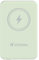 Verbatim Magnetic Power Bank 5000 mAh, Wireless Charger 15 W, 20 W PD via USB-C, Power Bank Small and Magnetic for iPhone 15, 14, 13, 12, Pro, Max, iPad, Green