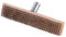 Drahtbesen 30cm Stahlbesen, Drahtbesenbürste Mit Stiel, Stahlbesen Unkraut Aus Edelstahl, Stahldrahtbesen Mit Steckdose Für Holzgriff, Zum Entfernen Von Gartenmoos