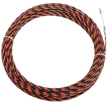 Kabelabzieher 6 mm 5–40 m Kabel-Push-Puller, Einfädler, Elektriker, Einfädeldraht, Führungsgerät, Snake Rodder, Fischband, Blei, Wand, Draht, Leitungswerkzeug(40m)