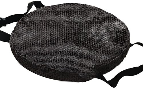 ZIBENE Sitzkissen Barhocker Rund mit Befestigung, 30cm rutschfest Verdicktes Gepolstertes für Küchen Hocker Waschbar Abnehmbar Rund Sitzpolster