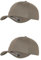 GIDUTEX Flexfit Unisex Wooly Combed Cap 2er Pack inkl. Schlüsselband Baseball Cap Basecap by (DE/NL/SE/PL, Alphanumerisch, S, M, Grey)