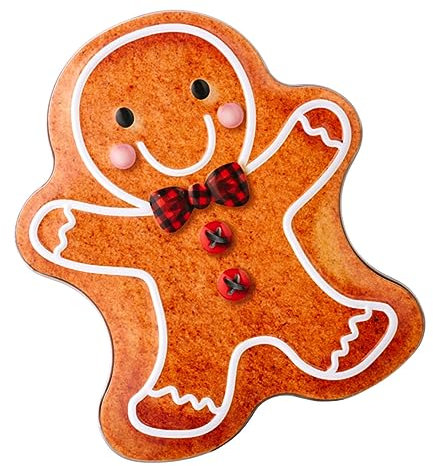 Amosfun Barattolo Per Biscotti Scatola Di Contenitore Decorativo Natalizio