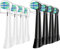 Aufsteckbürsten kompatibel mit Oral B iO Elektrische Zahnbürste, für Oral B iO 2/3/4/5/6/7/8/9/10 Serie, weiche Borsten zum Schutz von Zähnen und Zahnfleisch, Weiß/Schwarz, 8 Stück
