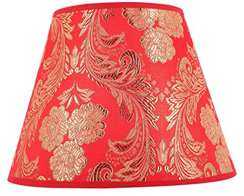 Angoily Lampenschirm Mit Blumendruck Für Tischlampe Ersatzlampenschirm Blumenmuster Für Tischleuchte