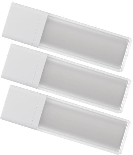 OSOLADY 3pcs 15ml Airless Pump Bottles Vacuum Square Lotion Cream Containers Lids Travel Cosmetic Dispensers for Toiletries Skincare