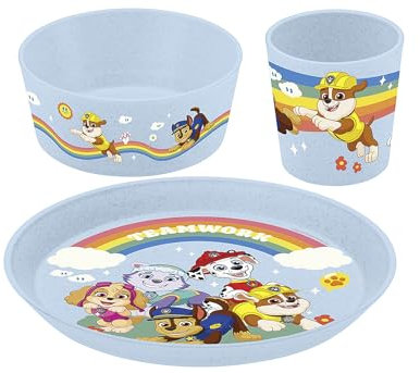 Koziol Kindergeschirr Paw Patrol Grow 3teilig hellblau