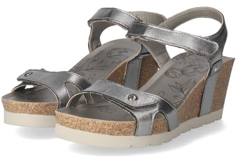 PANAMA JACK Julia Basics Damen Offene Sandalen mit Keilabsatz