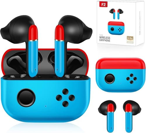 Awaiymi Earbuds Wireless Waterproof 36H Playtime Adults Kids Earbuds Bluetooth 5.3 Touch Control Adults Kids Ear Buds with Charging Case
