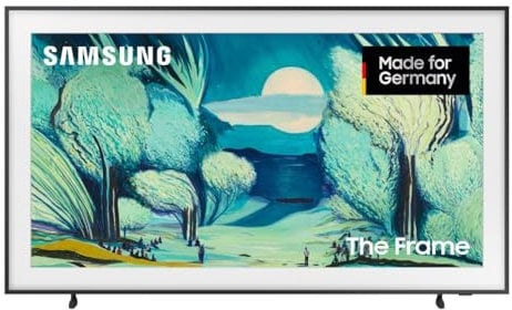 Samsung The Frame LS03F 4K QLED 55 Zoll (138 cm) UHD Fernseher, Modern Frame Design, NQ4 AI Gen2 Prozessor, Art Mode, Artful Picture Quality, One Connect Kabel, Samsung Vision AI Smart TV