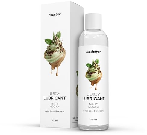 Satisfyer Minty Mocha | Wasserbasiertes Gleitmittel | 300 ml | Wasserbasiertes Gleitmittel für empfindliche Haut | Öl- & fettfrei, leicht abwaschbar & kondomgeeignet | Gleitgel für Sex
