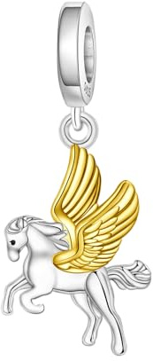 Teleye Electro-Colored Pegasus Charm, Charme für Armband