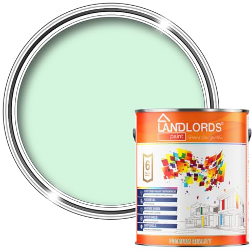Landlords Fence and Garden Shed Paint | Furniture, Barn, Wood and Outdoor Paint | Quick-Drying Protection for Furniture | Pistachio White 1L
