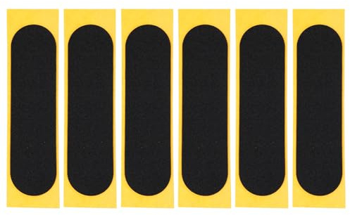 Gogogmee 6 Stück rutschfeste Schaumstoff Finger Skateboard Aufkleber 28x100mm Schwarz Fingerboard Grip Tape für Langlebig und Einfach Anzubringen für Training und Wettkampf