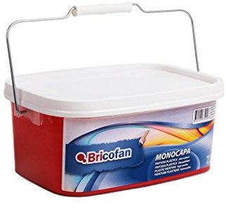 Cofan Pintura Plástica Monocapa | Apta para usar en Interiores | Capacidad 2,5 L | Color Rojo Diablo