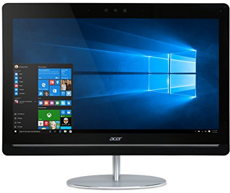 acer Aspire U5-710 PC All-in-One, Display da 23.8 FHD TouchScreen, Processore Intel Core i7-6700T, RAM 8GB, HDD da 1TB, Scheda Grafica NVIDIA GeForce 940M, Nero