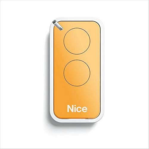 Nice INTI2Y (giallo) telecomando a canali 433,92 MHz Rolling code.