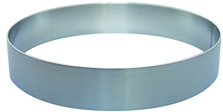 Cadre à pâtisserie cercle à tarte en aluminium 22