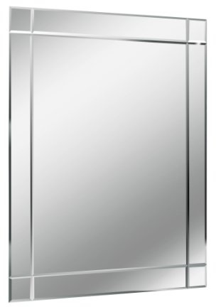 Premier Housewares Regal Rectangle Wall Mirror, 110 x 90 x 2 cm