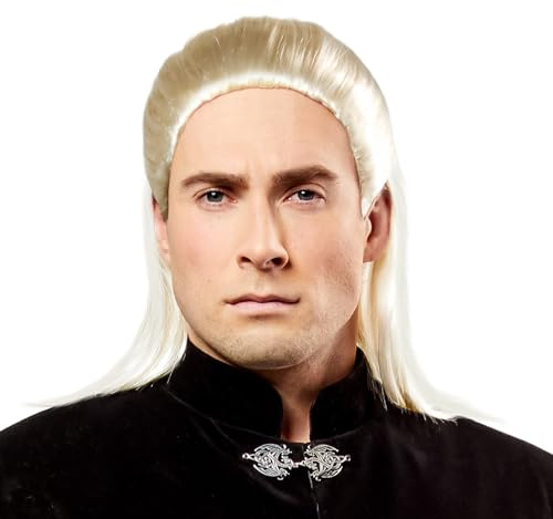 Rubies Offiziell House of Dragon Daenerys Targaryen Perücke Herrenkostüm, Verkleidung für Herren, Größe One Size,