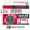 GWS-POWERCELL MAXELL CR serie - CR 1216/CR 1220/CR 1616/CR 1620/CR 2016/CR 2025/CR 2032/CR 2430/CR 2450- 10x CR2025