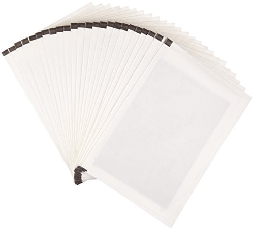 Amazon Basics Schmiermittelblätter für Aktenvernichter Mikroschnitt, 24er-Pack, Weiß