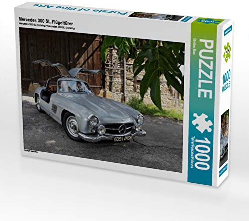 CALVENDO Puzzle Mercedes 300 SL Flügeltürer 1000 Teile Puzzle quer | 1000 Teile Lege-Größe 64 x 48 cm Foto-Puzzle für glückliche Stunden