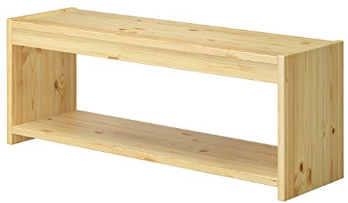 Erst-Holz Sitzbank Küchenbank Schuhbank Kiefer massiv Holzbank 120x45x35 90.71-40