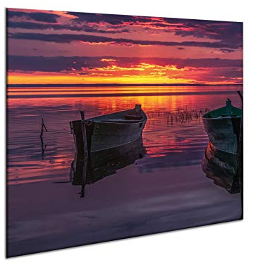 Ceramic Induction Hob Protector Cover 60 cm x 52 cm | Kitchen Wall Splashback | Large Chopping Board | Universal Tempered Glass Panel | Worktop Saver | Food Preparation | Sink Cover | by semUp