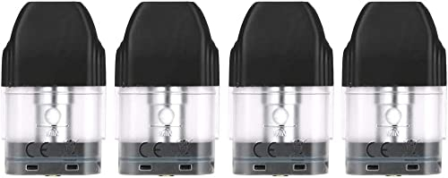 Uwell Caliburn Pod (1,4 Ohm), Uwell Kartusche mit fest integriertem Verdampferkopf für e-Zigarette, 4 Stück