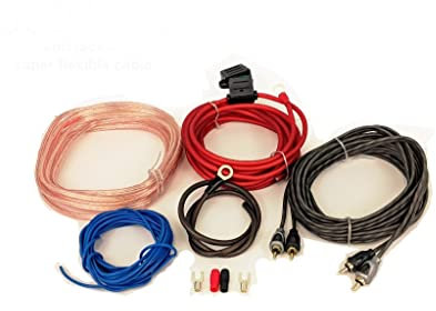 0 GAUGE Car Amp Amplifier Cable Sub Subwoofer Wiring Kit 6500 Watts