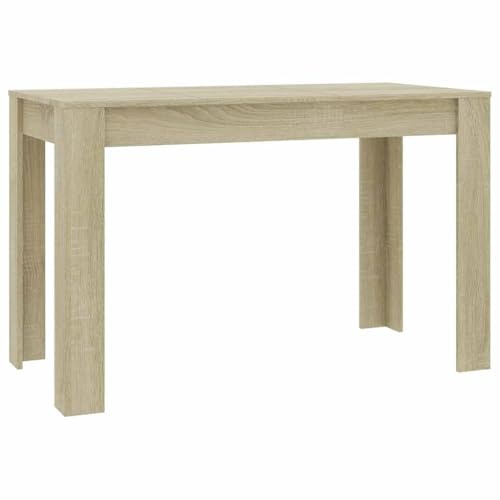 vidaXL Esstisch Sonoma-Eiche 120x60x76 cm Holzwerkstoff