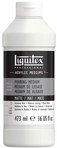 Liquitex Acrylic Professional Pouring Effects Medium for Acrylic Paint, Matte, 473