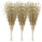 Sea Team 24-Pack Artificial Glitter Berry Stem Ornaments, Decorative Bead Sticks, Glittery Twigs, Picks, Branches for Christmas Tree, Small Vase, Holiday, Wedding, Party (17 Inches, Gold)