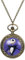 JewelryWe Totenkopf Taschenuhr Herren Kette: Vintage Schädel Skelett aus The Nightmare Before Christmas Kettenuhr Analog Quarz Uhr mit Halskette Geschenk Bronze
