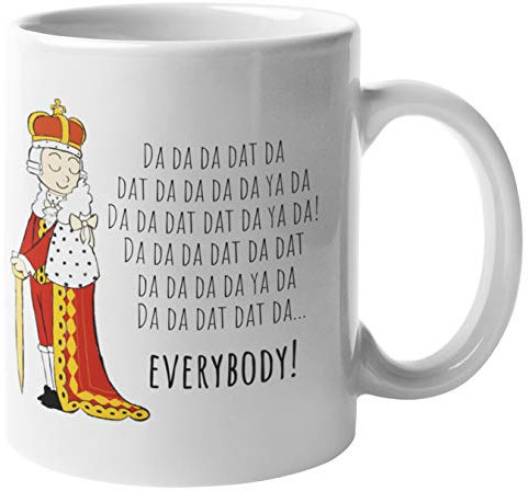 Tasse mit Aufschrift Da Da King George Hamilton, Hamilton Merchandise – Kaffeebecher | Musical Merchandise, Kinderbecher Merch Geschenke, Alexander (Hamilton Da)