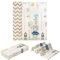 Sweety Fox Spielmatte Baby 180x200x1,5cm - Krabbeldecke XXL Wendbar Gepolstert - Baby & Erwachsenenseite - Spielteppich Schaumstoff - Baby Spielmatte faltbar