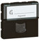 Legrand - Prise RJ 45 multimédia Mosaic catégorie 6 F/UTP 2 modules - noir mat